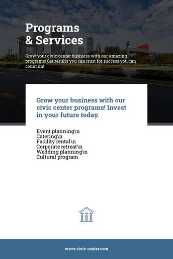 Revamp Your Business with Editable Programs & Services Designs
