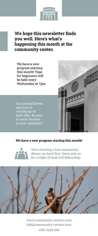 Revamp Your Community Center Marketing with Branded Newsletter Designs!