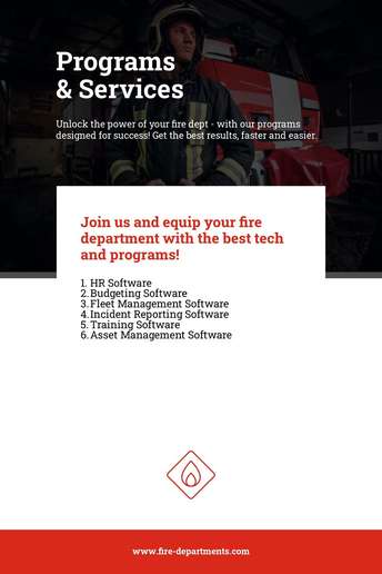 Blazing Designs: Fuel Your Fire Department's Marketing Success!