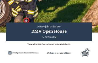 Instantly Create DMV Events: Editable Designs for Successful Launch