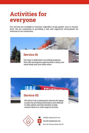 Blazing Designs: Fuel Your Fire Department's Marketing Success!