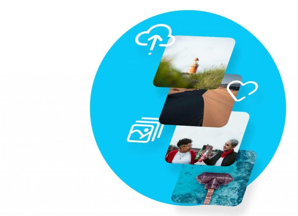 Import Images from your social media and cloud storage drive Import Images from your social media and cloud storage drive