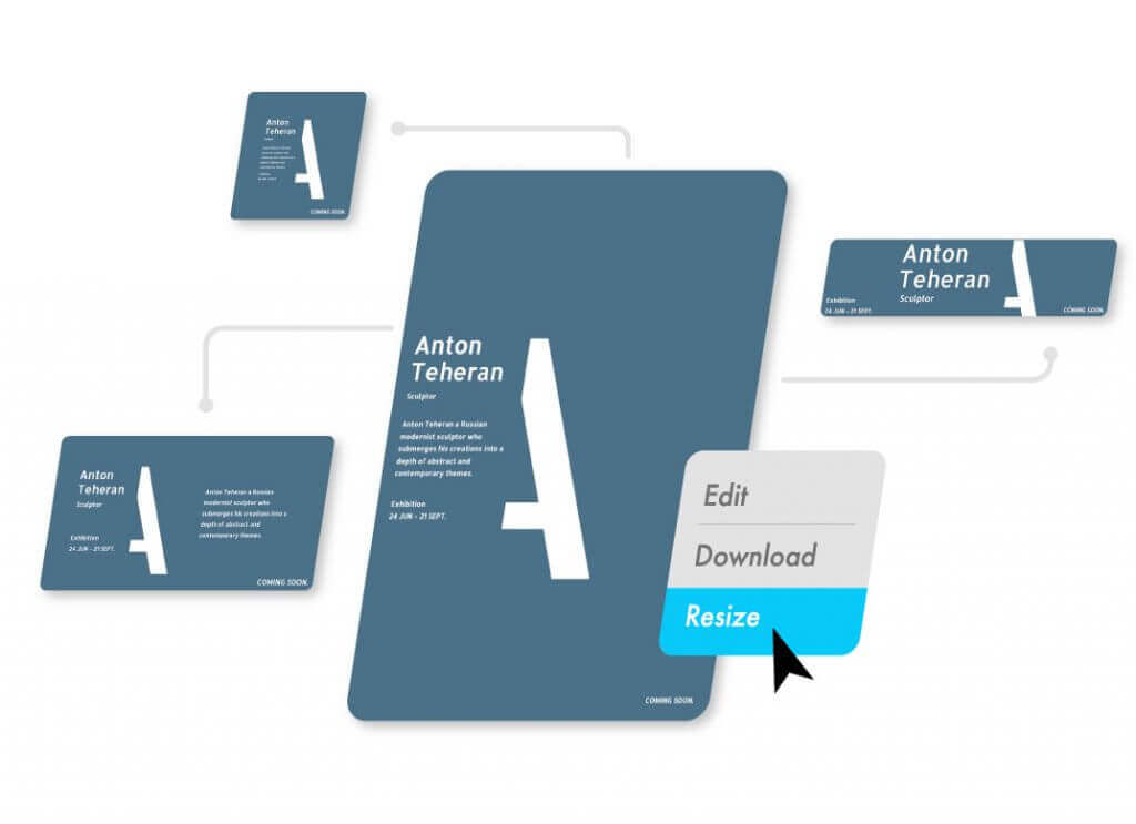 Automagically resize your images and designs in seconds. Automagically resize your images and designs in seconds.