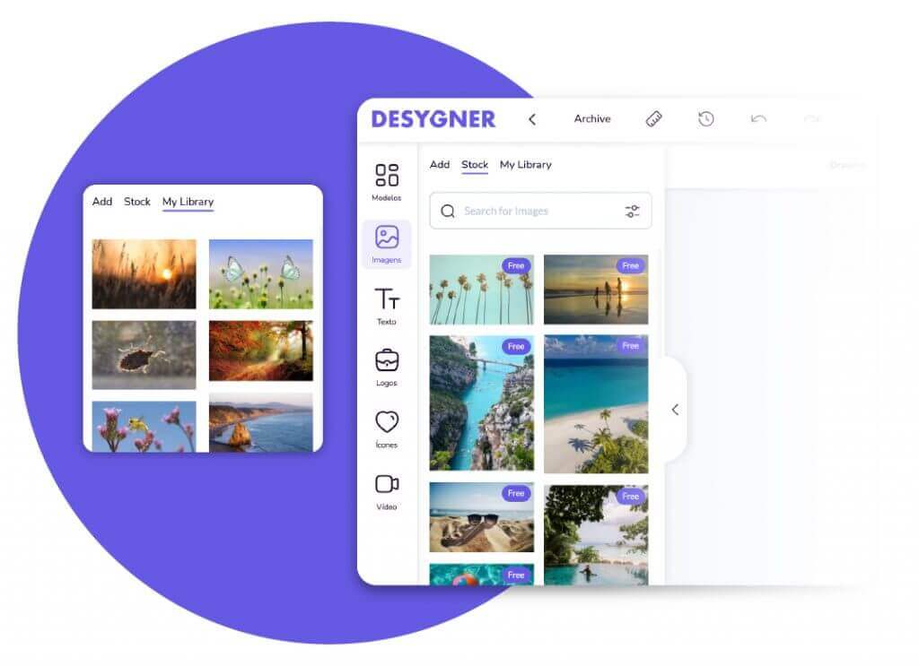 Store and organize all your images in your own library Store and organize all your images in your own library