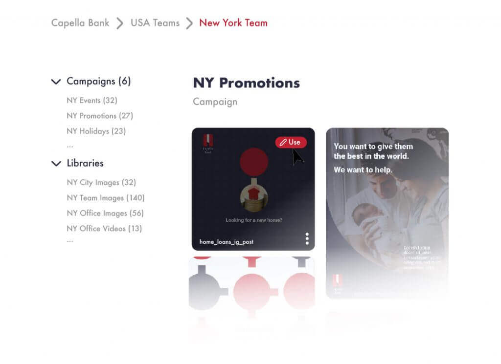 Group templates into campaigns Group templates into campaigns