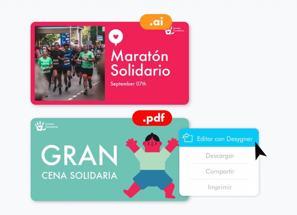 Convierte tus archivos PDF en plantillas de marca totalmente editables Convierte tus archivos PDF en plantillas de marca totalmente editables