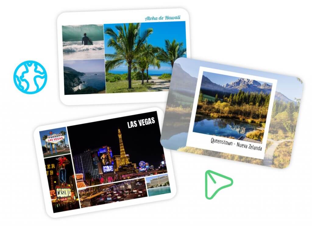 Muestra tus fotos con una postal personalizada Muestra tus fotos con una postal personalizada
