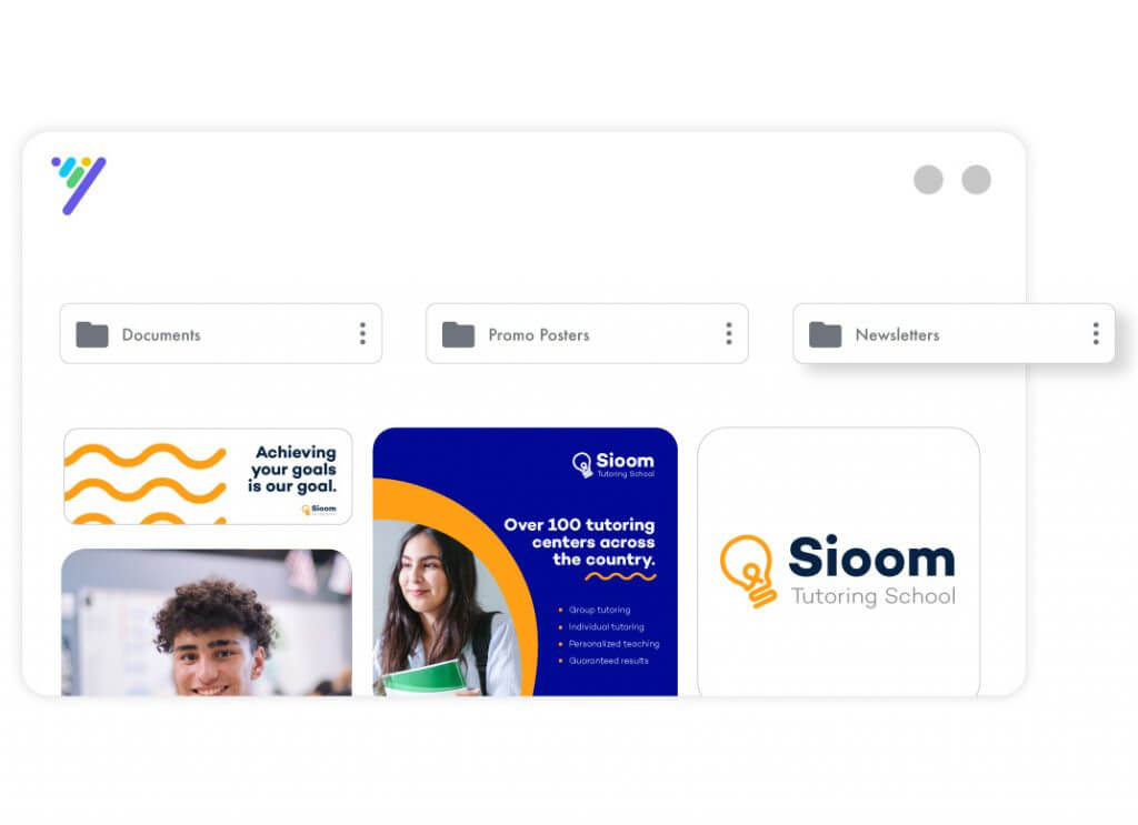 Almacena, organiza y edita todo tu material de impresión cuando quieras Almacena, organiza y edita todo tu material de impresión cuando quieras