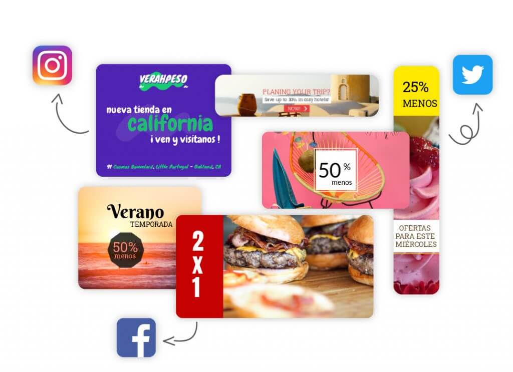 Crea anuncios llamativos para redes sociales Crea anuncios llamativos para redes sociales