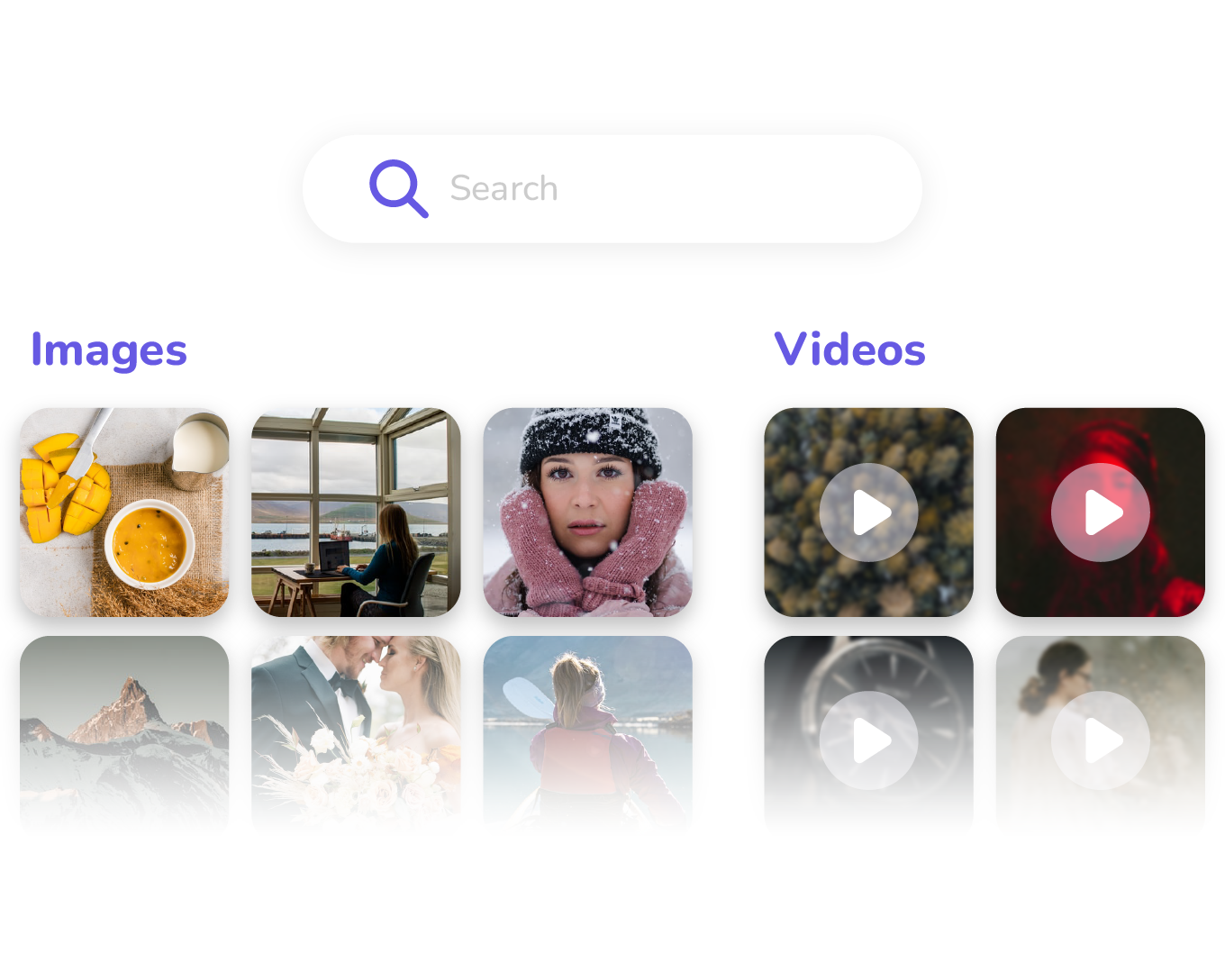 There’s room for big images and videos There’s room for big images and videos