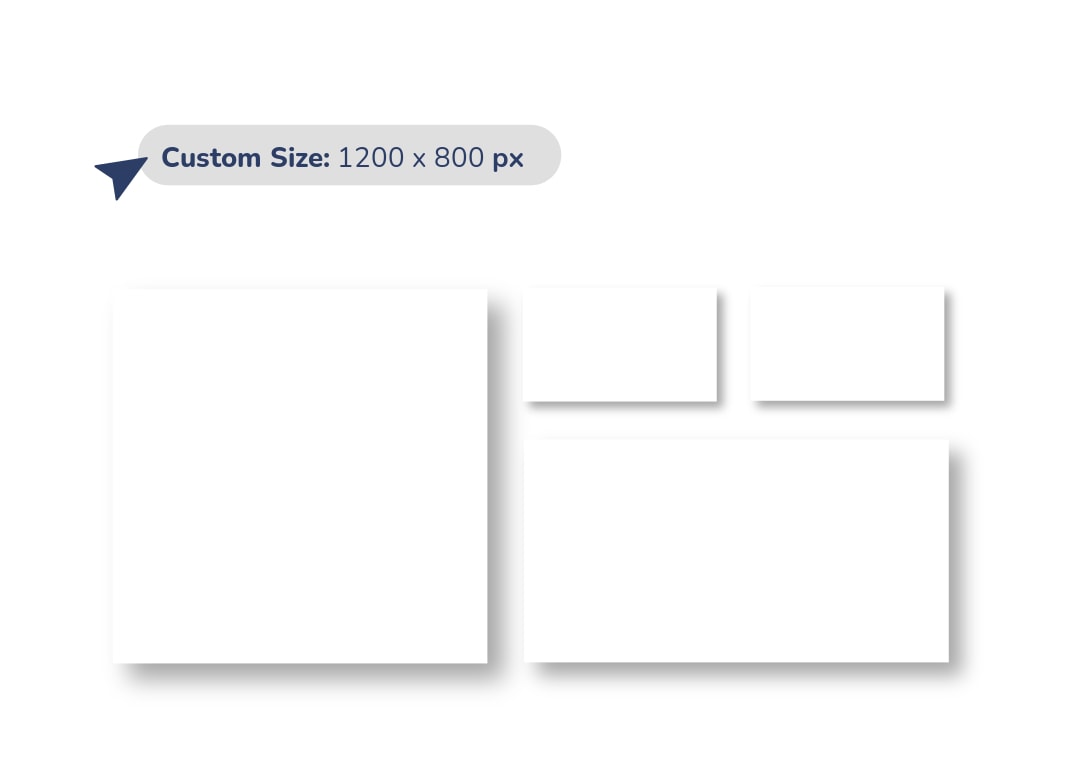 Create a custom size
