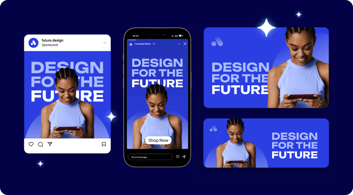 Tamaños listos para cada canal