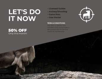 Get the Best Special Offers Templates for Your Wildlife Hunting Ranges ...
