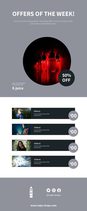 Top Newsletter Templates for Vape Shops Business - Get Noticed! Top Newsletter Templates for Vape Shops Business - Get Noticed!