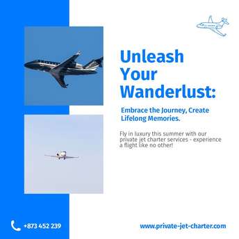 Launch Your Private Jet Charter Seasonal Editable Designs In Seconds Launch Your Private Jet Charter Seasonal Editable Designs In Seconds