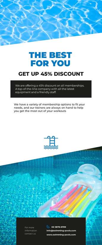 Pool Store Newsletter Top Newsletter Designs for Your Swimming Pools Business
