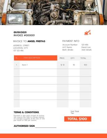 Demolition Invoice Example Instantly Create Documents & Designs for Your Demolition Services