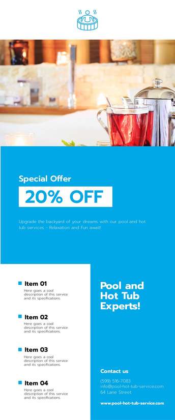 Pool Store Newsletter Instantly Create Newsletters: Editable Designs for your Pool & Hot Tub ...
