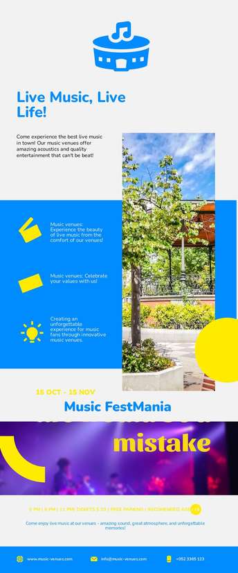 Music Newsletter Format Examples Top Newsletter Templates for Music Venues Business Success