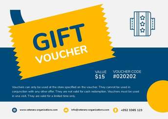 Instantly Create Vouchers & Tickets: Perfect for Veterans Organizations!