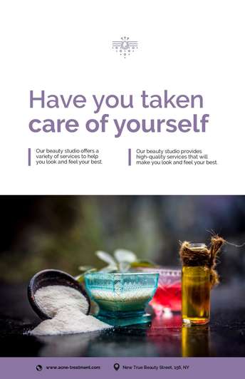 Launch Acne Treatment Business with Outdoor Banners Editable Designs Fast