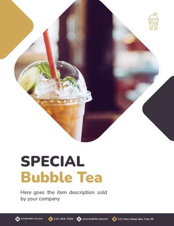 Bubbles & Brands: Boost Your Bubble Tea Biz with Indoor Signage!