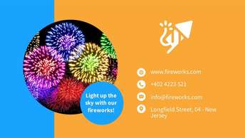 Launch Your Fireworks Business with Social Covers' Editable Designs!