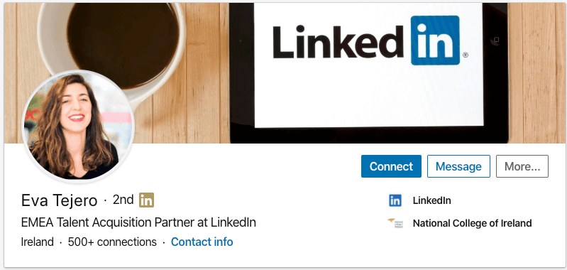 Linkedin profile