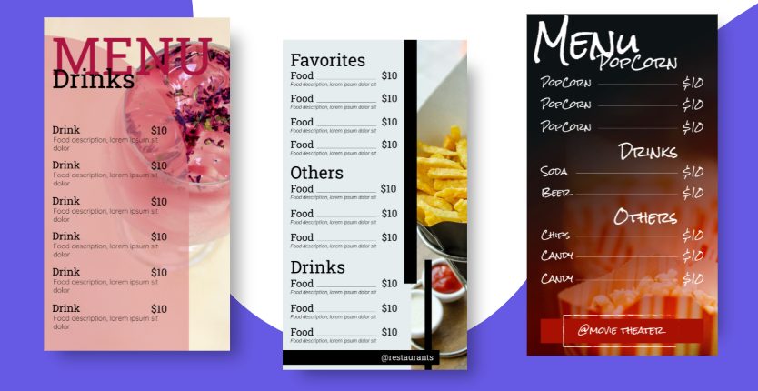 restaurant pricing strategy menu templates