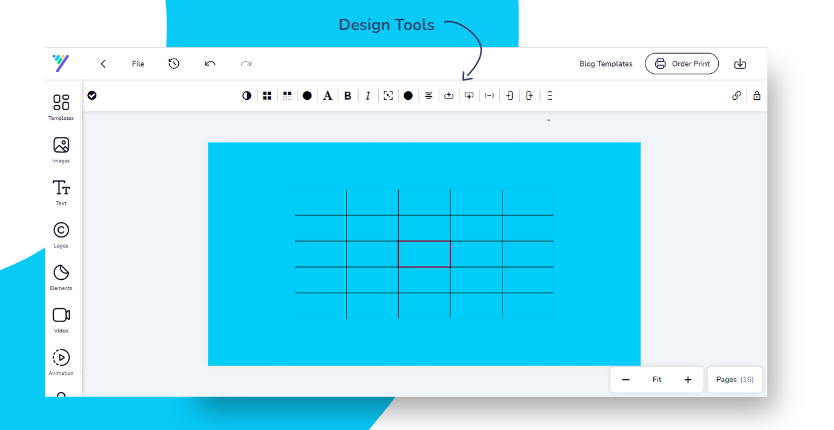 Design tables using all the design tools