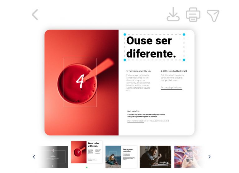 Criar slide online e gratuitamente Ferramenta de slides da Desygner