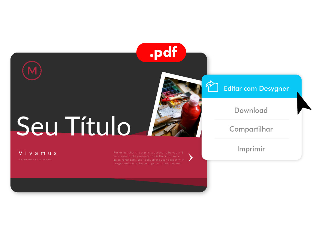 Criar slide online e gratuitamente Ferramenta de slides da Desygner